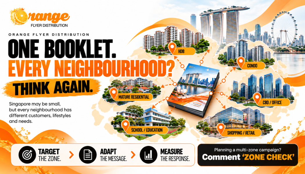 Should Every Neighbourhood Receive the Same Booklet? How to Plan Multi-Zone Distribution Campaigns in Singapore